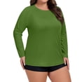 thumbnail image 4 of UV Protection Shirts for Women Long Sleeve Athletic Shirts UV Sun Protection Quick Dry Workout Fishing Lightweight Tops, 4 of 5