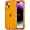 Marigold/Orange, variant on Luminous Phone Case for iPhone XR, Fluorescence TPU Shining in The Darkness Night Glowing Frame Transparent Soft Back Cover Shockproof Protector Thin Light up Bumper Case - Marigold/Orange