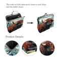 thumbnail image 3 of Yak Coin Purse Vintage Pouch Buckle Clutch Bag Kiss-Lock Change Purse Clasp Closure Wallets for Women Girl, 3 of 7