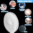 thumbnail image 3 of 5 Rolls Tubular Bandage, Elastic Net Bandages, 2M Tubular Gauze Breathable Wound Dressing Wrap Retainer Stretch Bandage Support for Fingers Toes, , Without The Use of Adhesive Tape, White, 3 of 7