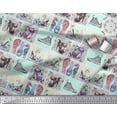 thumbnail image 2 of Pomme Poly Georgette Tissu Pantoufles, Chaussures et Talons Hauts Patchwork Tissu Imprimé par la Cour 52 Pouces de Large, 2 of 3
