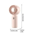 thumbnail image 3 of XGFHYJEH Hand Held Fan, Mini Fan Handheld, Hand Held Fan Rechargeable, Portable Folding Hand Held Cooling Fan, 3 of 6