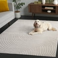 thumbnail image 3 of SAFAVIEH Archway Cordelia Geometric Area Rug, Ivory/Ivory, 4' x 4' Square, 3 of 11