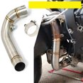 thumbnail image 3 of Motorcycle Exhaust Pipe Modified Stainless Steel Middle Link Pipe Accessories For CBR600RR 2005 2006-2018, 3 of 7