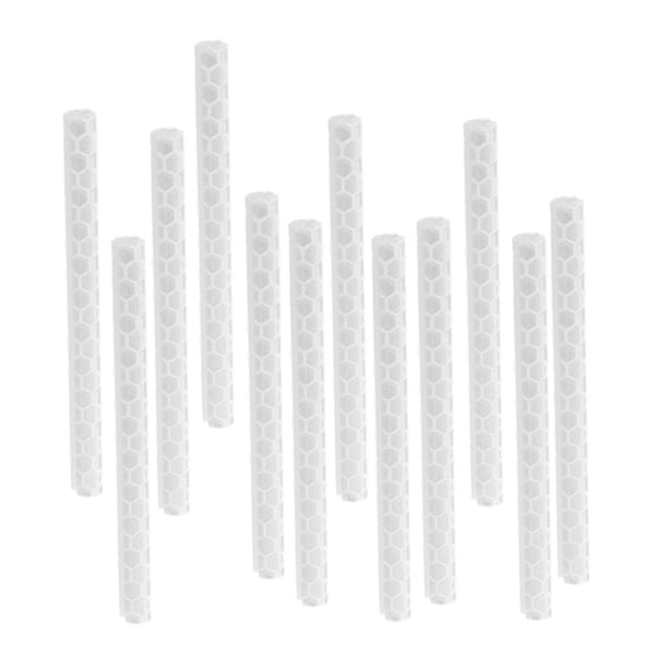 12pcs Reflector de Reflectantes Luces de en Bicicleta Bicicleta Noche Ciclismo - Plata Sunnimix Tubo de radios de bicicleta