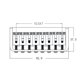 thumbnail image 5 of Puente de guitarra eléctrica Gloria Aleación Negro, 5 of 9