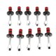 thumbnail image 3 of Tapones de vino de acero inoxidable de 10 piezas, tapones de vino Tapones de de cerveza Macarena Tapón de vino, 3 of 8