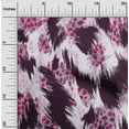 thumbnail image 2 of oneOone Velvet Pink Fabric Animal Skin Sewing Material Print Fabric By The Yard 58 Inch Wide, 2 of 5