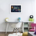 thumbnail image 3 of Stupell Industries Eclectic Celestial Planetary Parade White Framed Print Under Glass, 20 x 14, by Creative Studio, 3 of 8