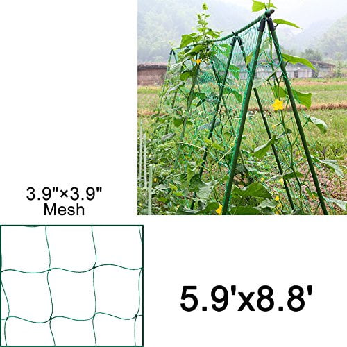 Garden Nylon Trellis Netting Plant Support for Climbing Plant Vine and Veggie WT 
