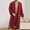 c01Red, variant on LNWUY Mens Waffle Robes Lightweight Soft Comfortable Sleepwear Solid Color V Neck Oversized Casual Loungewear Bathrobe Robe Yellow XL