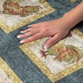 thumbnail image 3 of Addison Rugs Dream Shag Premium Machine Washable Transitional Rooster Panel Midnight Runner Rug, 2'3" x 7'6", 3 of 8