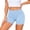 Light Blue, variant on High Waist Yoga Shorts For Lifting Workout Running Gym Athletic Fitness Breathable Compression Shorts Men Yoga Shorts Pack Womens Spandex Workout Shorts