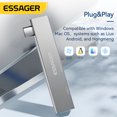 thumbnail image 4 of ESSAGER tipo C a concentrador USB 3 en 1 concentrador de expansión portátil para computadora/tableta/teléfono, 4 of 7