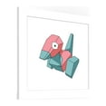thumbnail image 4 of Gallery Pops Pokemon - Porygon Wall Art, White Framed Version, 12" x 12", 4 of 5