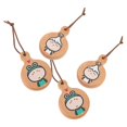 thumbnail image 4 of Here's a polished product description for your **4pcs Wooden Handle Bottle Opener**:\n\n \n\n**4 Pack Wooden Handle Bottle Opener – Round Design with, 4 of 5