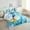 Blue Orange, variant on Manfei Ocean Mermaid 2-Piece Bedding Set Toddler Size,Gradient Blue Marble Comforter Set Ocean Animal Quilt for Kids Girls Children Women Room,Girly Marine Princess Life Breathable Bedding Set