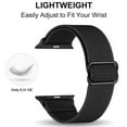 thumbnail image 2 of erfcxs Nylon Replacement Strap Adjustable Elastic Stretch Band For Apple Watch 38/40mm, 2 of 3