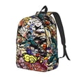 thumbnail image 2 of Dra_gon Ball Backpack Canvas Casual Lightweight Backpack Fashion Travel Backpack Laptop Backpack 17.7 Inch And15.7inch, 2 of 7