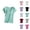 Green, variant on Womens T Shirts Summer Tops 2025 Short Sleeve Crewneck Padded Basic Tees with Built in Bra Tshirts Shirts for Women