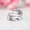 14K Yellow Gold Vermeil, variant on 0.35Ct Purple Amethyst and White Diamond Open Leaf Ring Enhancer Wrap in 925 Sterling Silver