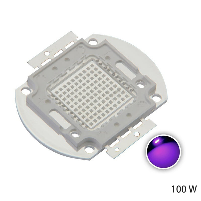 3w 5w 10w 20w 30w 50w 100w UV Ultra Violet High power LED Chip 395nm F Aquarium 