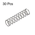 thumbnail image 2 of Unique Bargains Ressort de Compression, Diamètre 10 mm, Fil 0,8 mm, Longueur Compressée 20 mm, Longueur Libre 40 mm, Capacité de Charge 30 N, 30 Pcs, 2 of 4