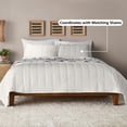 thumbnail image 3 of Mainstays Corduroy Quilt, Full/Queen, White, Reversible Bedding, 3 of 10