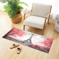 thumbnail image 2 of Paris Tower Street Kitchen Mat Soft and Absorbent Bath Mats for Bathroom Non Slip Quick Dry Shaggy Bath Carpet Machine Wash for Kitchen Bathroom Shower 39x20 in Home Decor, 2 of 7