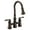 Oil Rubbed Bronze, variant on Moen S73204NL Weymouth Two Handle Pulldown Kitchen Faucet, Polished Nickel
