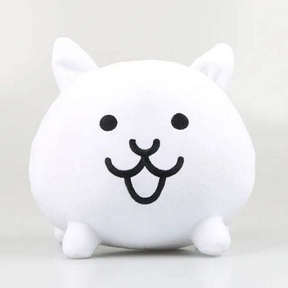 20cm The Battle Cats Plush Toy Neko Stuffed Toy Cat Plush Doll Soft Animals Cute Cartoon Birthday Gifts for Children Home Decor WHITE 20cm