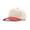 Cream/ Red, variant on Full Fabric 5 Panel Champ Hat, One Size Fits Most, Combination Cream/Navy