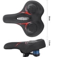 thumbnail image 1 of ruzhgo Riding Hollow Breathable Saddle Made of Comfortable Memory Foam Exercise Bike Seat for BMX MTB, 1 of 9