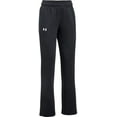 thumbnail image 6 of Under Armour 1300267-001: Women's Hustle Black/White Fleece Pants (Small), 6 of 6