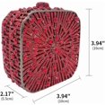 thumbnail image 2 of StyleSack Rhinestone Box Clutch Purse for Women - Sparkling Evening Bag, Novelty Party Purse with Chain, 2 of 2