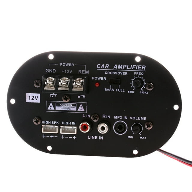 2X Car Amplifier Board 12V High Power Subwoofer Amplifier 120W Full Tone Pure Bass Car Subwoofer Core 8-12 Inch