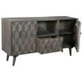 thumbnail image 2 of Onyx Solid Wood Media Cabinet in Gray, 2 of 4