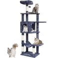 thumbnail image 1 of VEVOR Cat Tree 60.6" Cat Tower with Cat Condo Sisal Scratching Post Dark Grey, 1 of 9