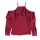thumbnail image 2 of bar III Blusa tejida con hombros descubiertos para mujer, rosa, mediana, 2 of 2