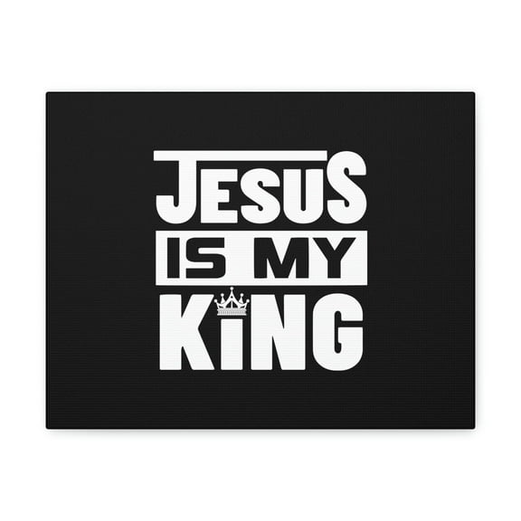 Scripture Walls Jesus Is My King Revelation 1:5 Crown Christian Wall Art Bible Verse Print Ready to Hang Unframed