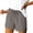 06-Gray, variant on Annhoo Summer Cotton Linen Shorts for Women High Waist Drawstring Wide Leg Casual Ligheweight Short Pants with Pockets