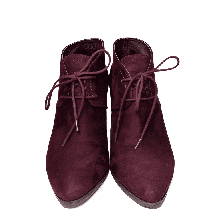 Franco Sarto Burgundy Lug sole Chelsea Boots 6cb7faedfa39432a9c54c62e4400d7  main image 4