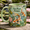 Black, variant on Koi Fish Mug, 2D Flat Ceramic Mug Pond Animal Gift for Garden, Tea & Coffee Lovers