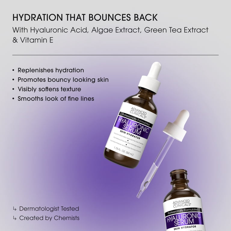 Advanced Clinicals Retinol Serum + Vitamin C Serum + Hyaluronic