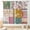 Patchwork-01, variant on Mushroom Curtains for Kitchen, Farmhouse Country Wild Floral Botanical Mushroom Cottagecore Nature Plants Herbs Blackout Window Treatments Drapes for Bedroom Living Room, 55x39 Inch