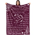thumbnail image 1 of LHSHID Gifts for Grandma Birthday Gifts for Grandma I Love You Grandma Gift Blanket with Printed Blanket Unique Grandma Gift from Granddaughter or Grandson Thanksgiving Christmas 50x60in, 1 of 6