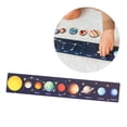 thumbnail image 2 of Rompecabezas del sistema solar, rompecabezas del sistema solar redondo de madera, juguete para niños, regalos educativos de aprendizaje para niños y niñas, 2 of 7