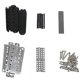 thumbnail image 1 of A Set Guitar Humbucker Pickup Kits Producing Accessories/Cupronickel Baseplate/Spacer/Bobbin/ Pole S, 1 of 5