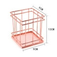 thumbnail image 2 of Iron Storage Baskets Home Garden Organization Pink Desk Office Accessories, 2 of 10