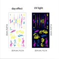 thumbnail image 1 of Pegatinas temporales de luz UV A prueba de agua, luminosas, brillan en la oscuridad, fiesta nocturna, Bar, cara, cuerpo, tatuaje, decoración, 1 of 4